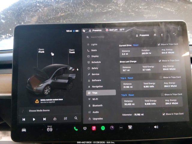 2022 TESLA MODEL Y 7SAYGAEE3NF468292 Photo 6
