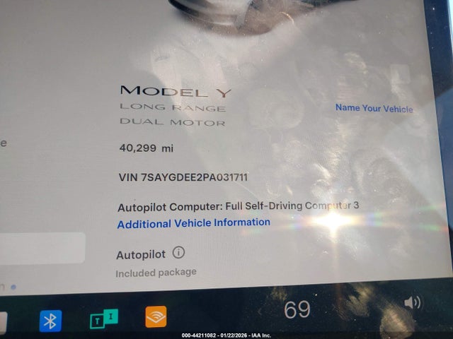 2023 TESLA MODEL Y 7SAYGDEE2PA031711 Photo 8