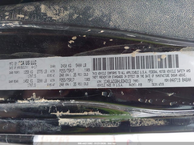 2017 JEEP WRANGLER UNLIMITED 1C4BJWDG8HL634313 Photo 8