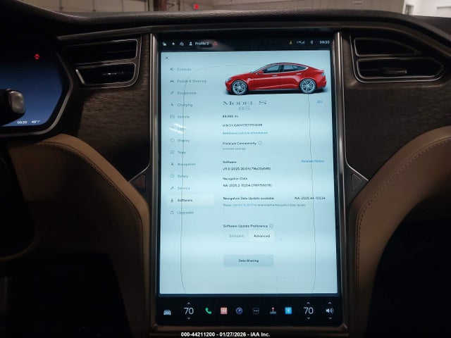 5YJSA1H17EFP53039 Tesla Model S P85