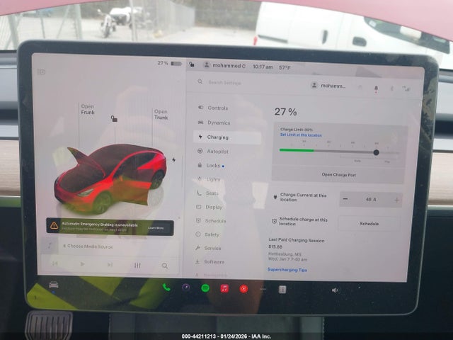 7SAYGDED4RF116255 Tesla Model Y Rwd