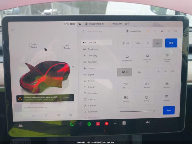 7SAYGDED4RF116255 Tesla Model Y Rwd