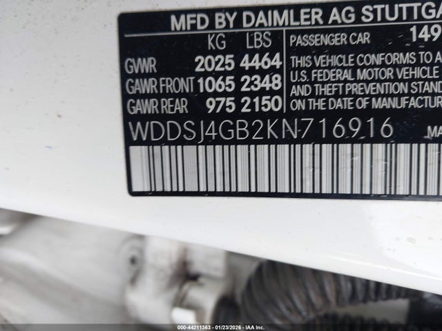 2019 MERCEDES-BENZ CLA 250 WDDSJ4GB2KN716916 Photo 8