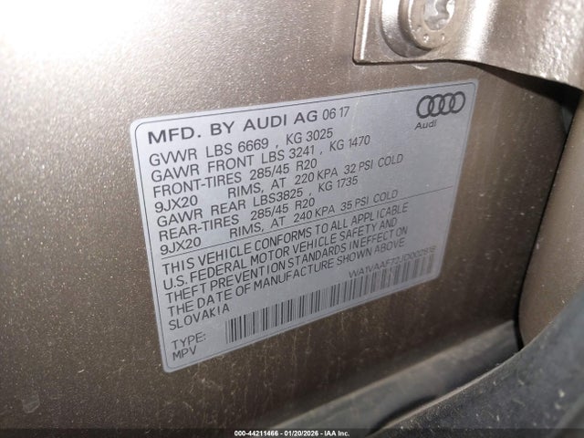2018 AUDI Q7 WA1VAAF72JD002818 Photo 8