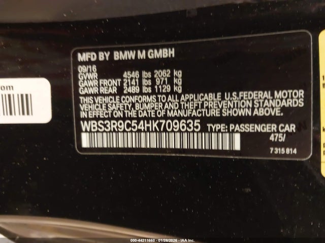 2017 BMW M4 WBS3R9C54HK709635 Photo 8