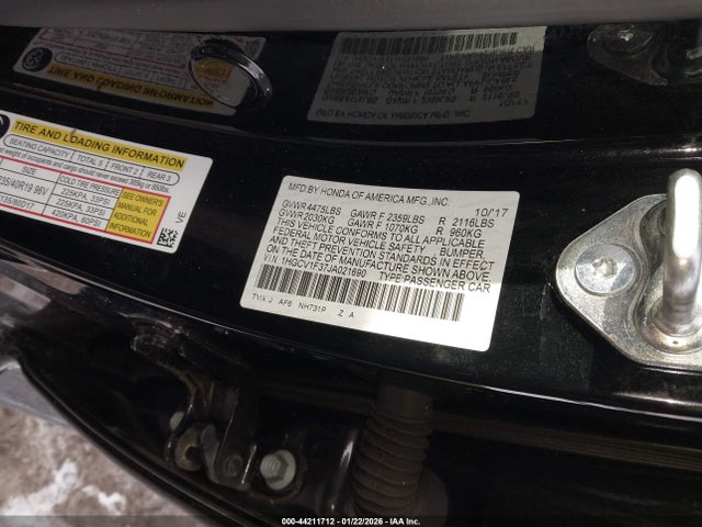 Продаж на аукціоні авто 2018 Honda Accord Sport, vin: 1HGCV1F37JA021690, номер лоту: 44211712