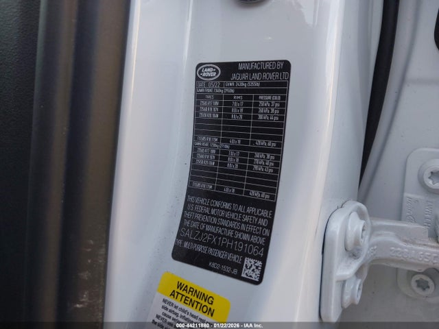 2023 LAND ROVER RANGE ROVER EVOQUE SALZJ2FX1PH191064 Photo 8