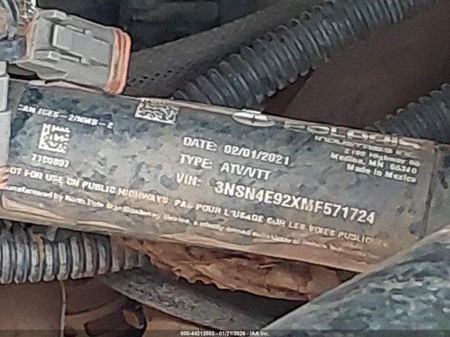3NSN4E92XMF571724 Polaris Rzr Xp 4 Turbo