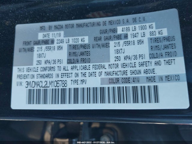Mazda Cx-30 Select Package 2020 3MVDMACL2LM106788 Image 9
