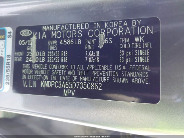 2013 KIA SPORTAGE KNDPC3A65D7350862 Photo 8