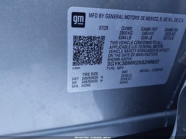 2025 CADILLAC OPTIQ 3GYK3BMR2SS249653 Photo 8