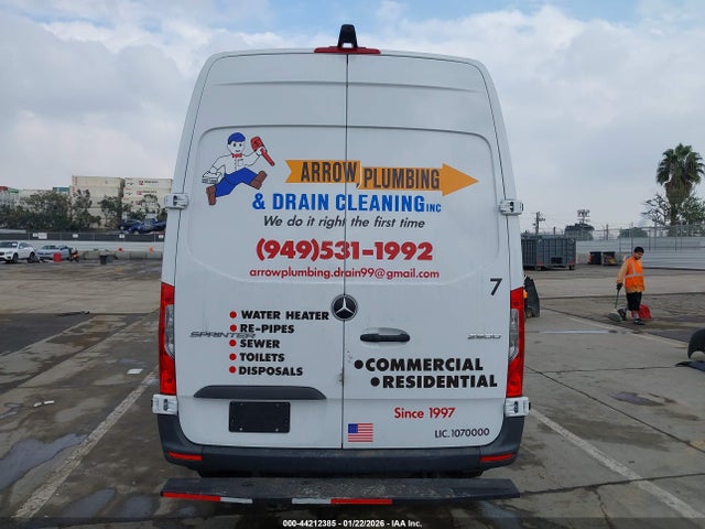 2025 Mercedes-benz Sprinter 2500 Standard Roof 4-cyl Diesel Ho მანქანა იყიდება აუქციონზე, vin: W1Y4NBHY8ST202686, აუქციონის ნომერი: 44212385