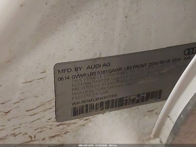 2015 AUDI S4 WAUBGAFL4FA007058 Photo 8