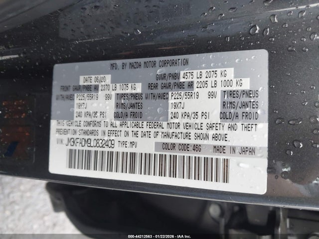 JM3KFADM9L0832409 Mazda Cx-5 Grand Touring
