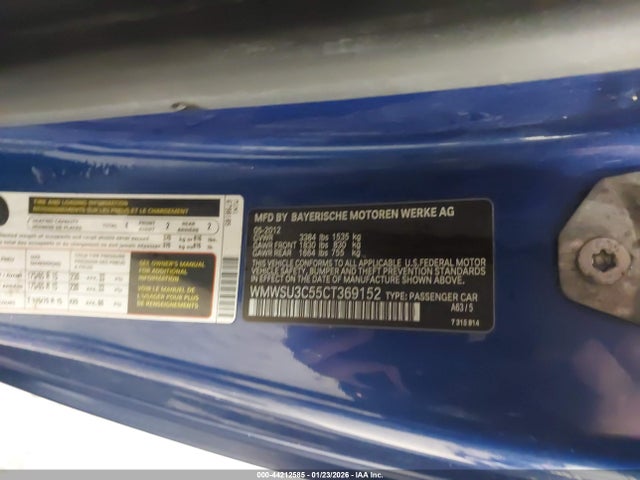 2012 MINI COOPER WMWSU3C55CT369152 Photo 8
