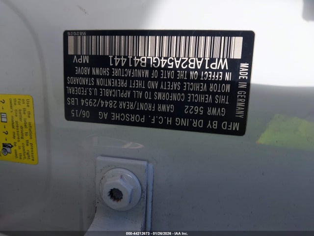 2016 PORSCHE MACAN WP1AB2A54GLB41441 Photo 8