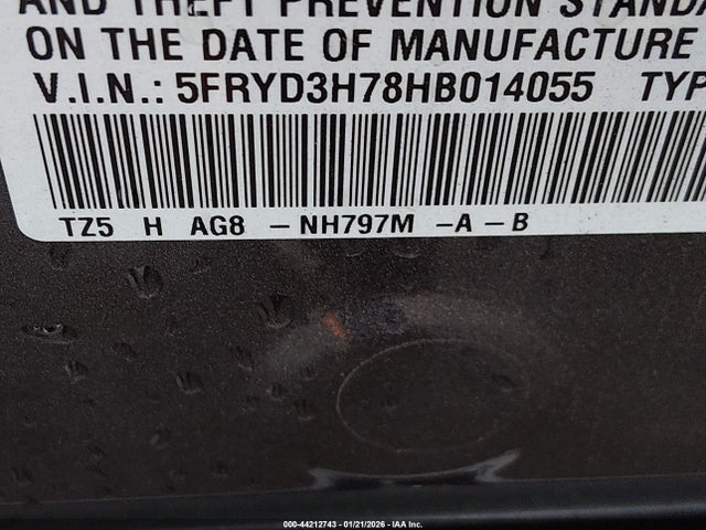 5FRYD3H78HB014055 Acura Mdx Technology Entertainment Pkgs