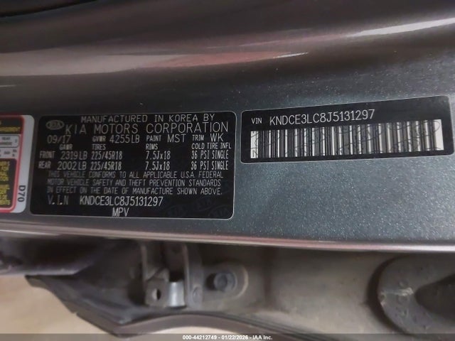 KNDCE3LC8J5131297 KIA Niro Touring