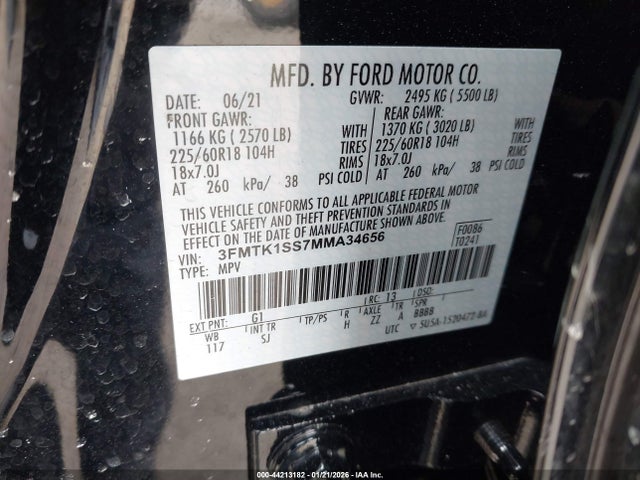 2021 FORD MUSTANG MACH-E 3FMTK1SS7MMA34656 Photo 8