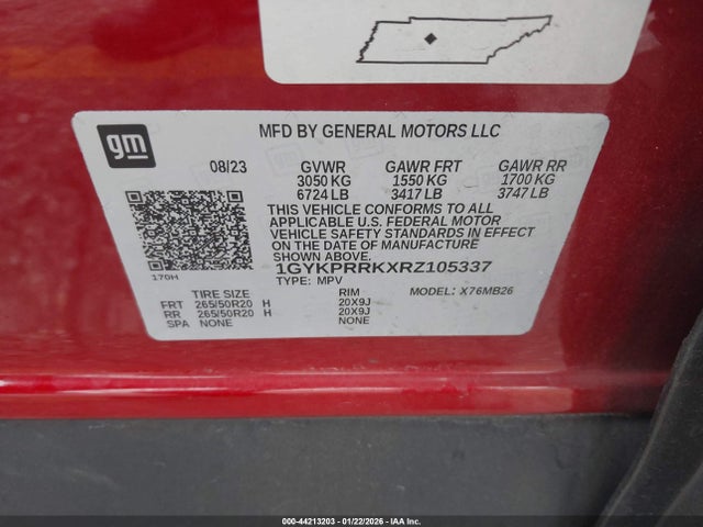 2024 CADILLAC LYRIQ 1GYKPRRKXRZ105337 Photo 8