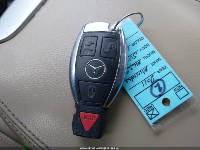2011 Mercedes-benz Ml 350 4matic მანქანა იყიდება აუქციონზე, vin: 4JGBB8GB5BA691026, აუქციონის ნომერი: 44213385