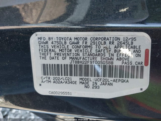 1996 LEXUS LS JT8BH22F9T0050588 Photo 8