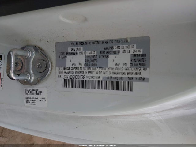2017 FIAT 124 SPIDER JC1NFAEK2H0101392 Photo 8