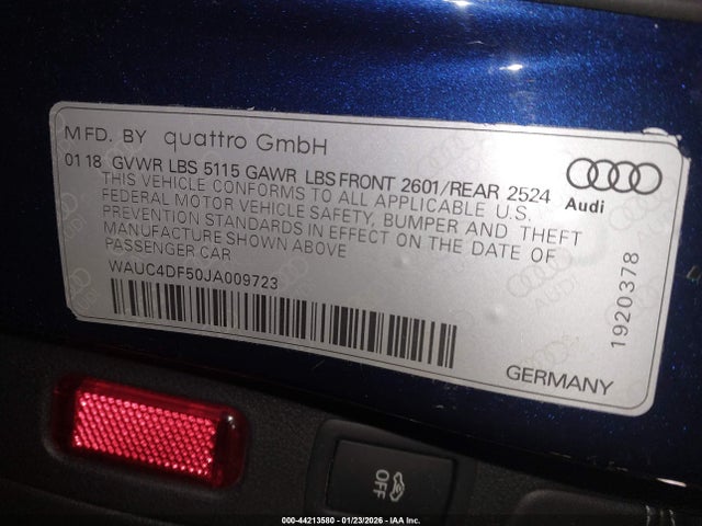 2018 AUDI S5 WAUC4DF50JA009723 Photo 8