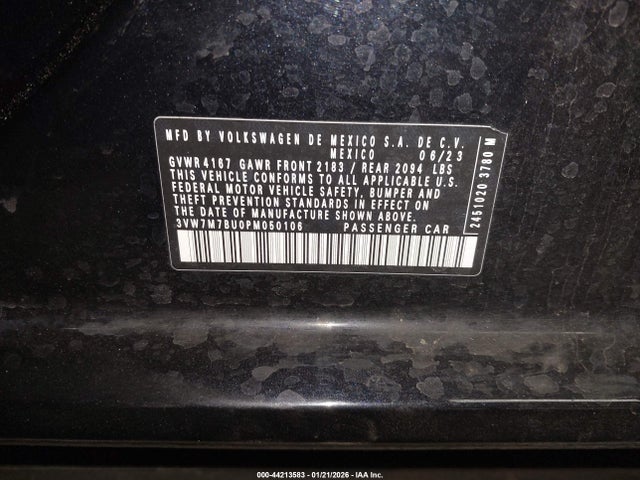 Volkswagen Jetta 1.5t Se 2023 3VW7M7BU0PM050106 Image 9