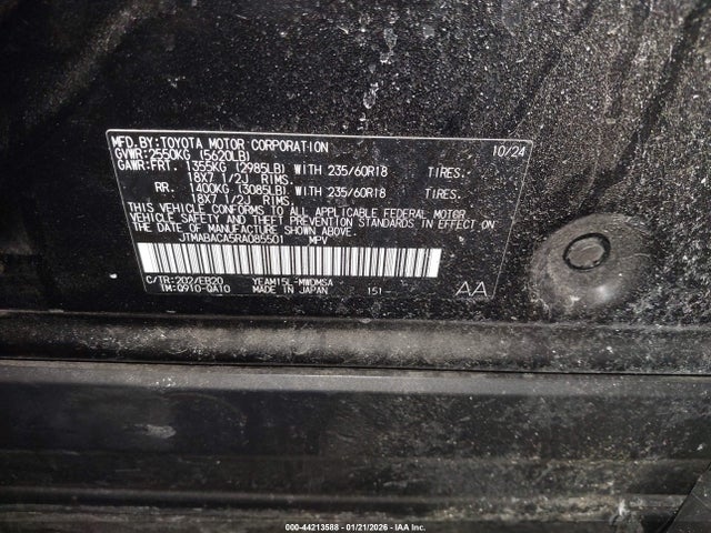Toyota BZ4X XLE 2024 JTMABACA5RA085501 Image 9