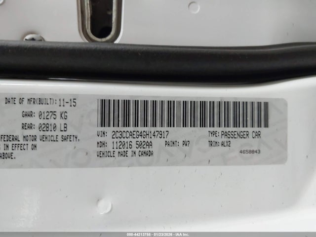 Chrysler 300C 2016 2C3CCAEG4GH147917 Image 9