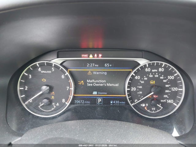1N4BL4CV1NN404021 Nissan Altima Sr Fwd