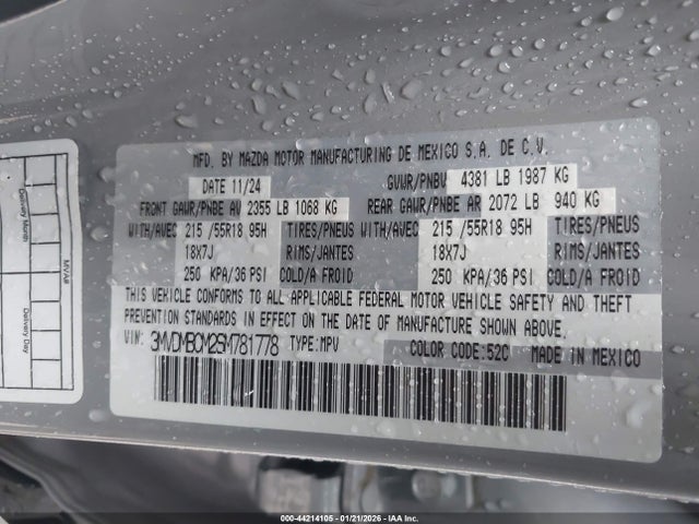 3MVDMBCM2SM781778 Mazda Cx-30 2.5 S Preferred Package