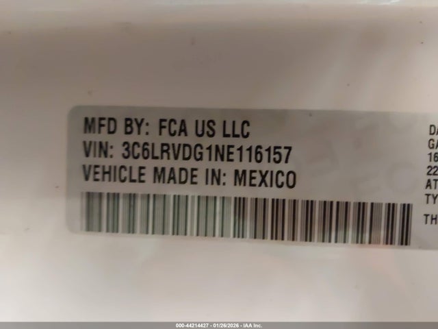 2022 RAM PROMASTER 2500 3C6LRVDG1NE116157 Photo 8