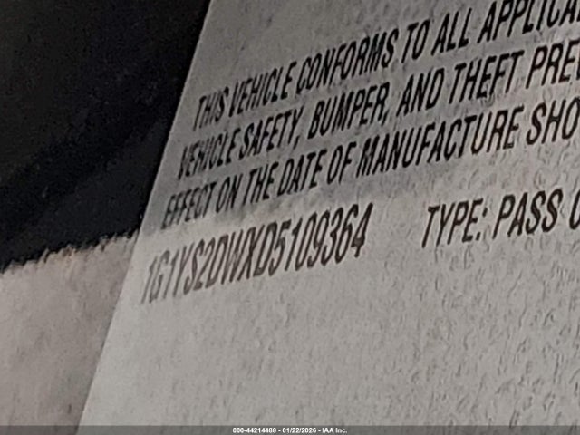 2013 CHEVROLET CORVETTE 1G1YS2DWXD5109364 Photo 8