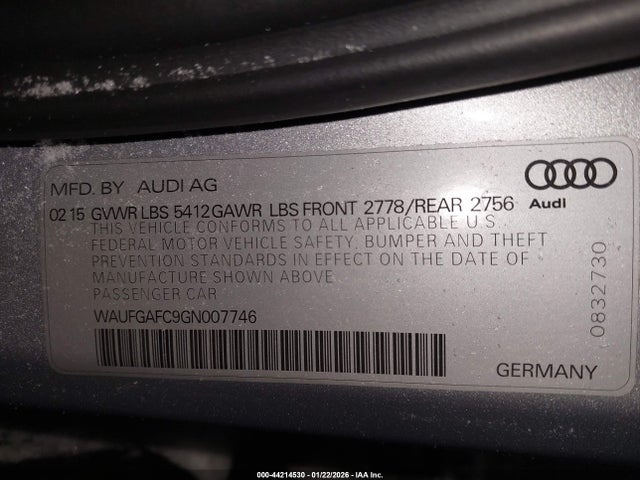 2016 AUDI A6 WAUFGAFC9GN007746 Photo 8