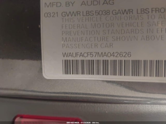 2021 AUDI A5 SPORTBACK WAUFACF57MA042626 Photo 8