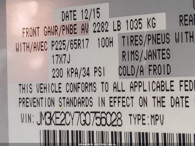 Aukcja sprzedaży 2016 Mazda Cx-5 Touring, vin: JM3KE2CY7G0756028, numer aukcji: 44214819