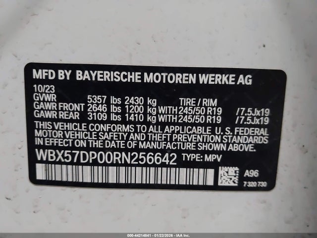 2024 BMW X3 WBX57DP00RN256642 Photo 8