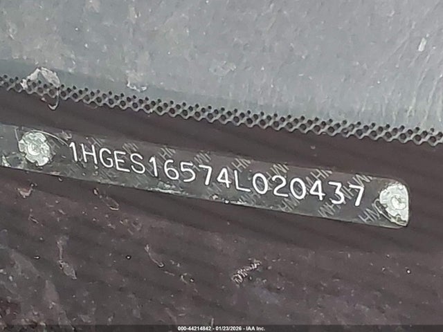 2004 HONDA CIVIC 1HGES16574L020437 Photo 8