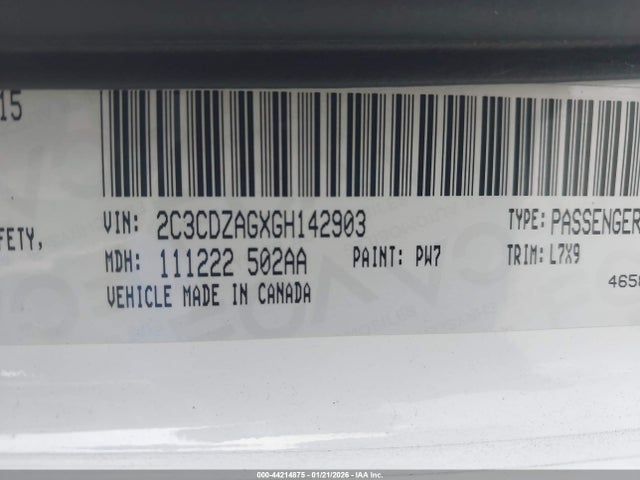 Dodge Challenger Sxt 2016 2C3CDZAGXGH142903 Image 9