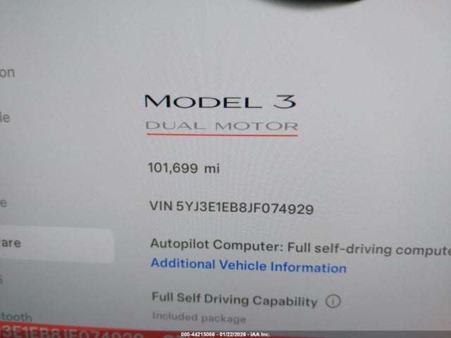 2018 TESLA MODEL 3 5YJ3E1EB8JF074929 Photo 6