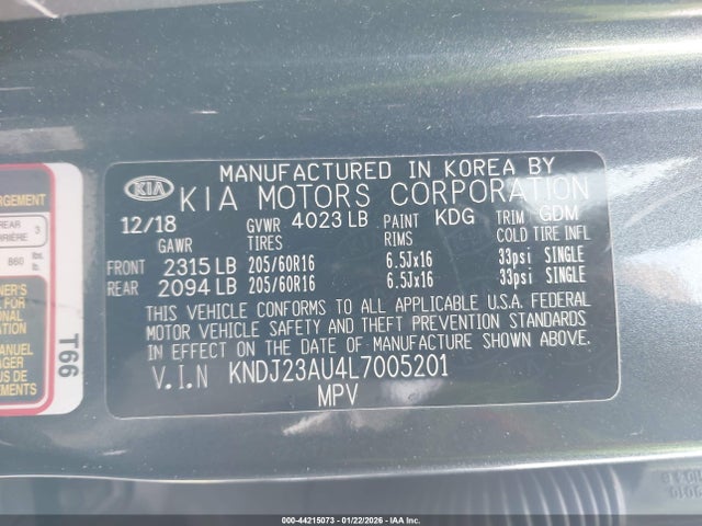 2020 KIA SOUL KNDJ23AU4L7005201 Photo 8