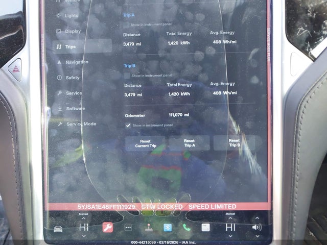 5YJSA1E48FF111929 Tesla Model S 85d/p85d