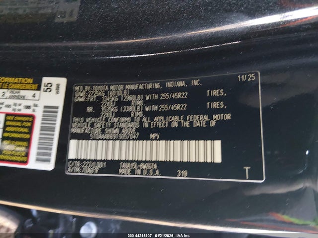 44215107 :رقم المزاد ، 5TDAAAB69TS057047 vin ، 2026 Lexus Tx 350 Luxury مزاد بيع