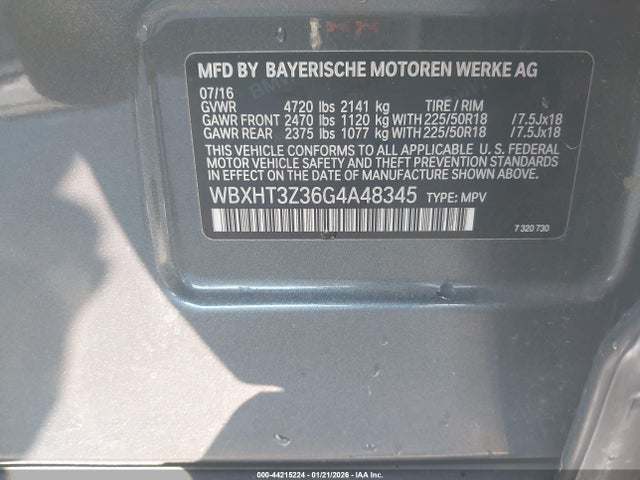 2016 BMW X1 WBXHT3Z36G4A48345 Photo 8