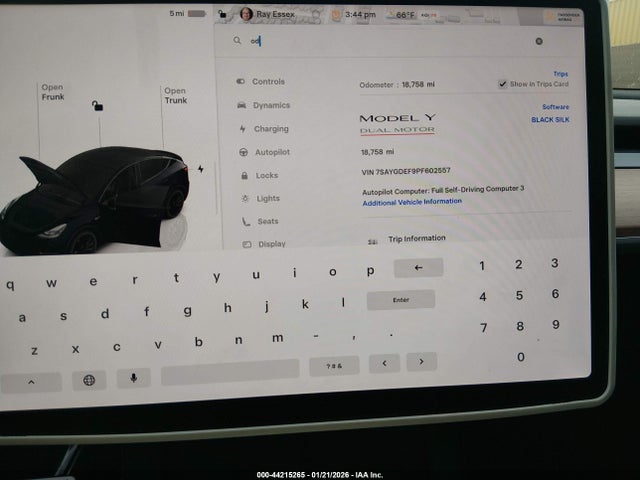 2023 TESLA MODEL Y 7SAYGDEF9PF602557 Photo 6