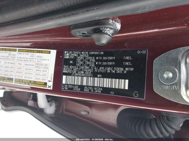 2022 LEXUS GX 460 JTJGM7BX3N5320815 Photo 8