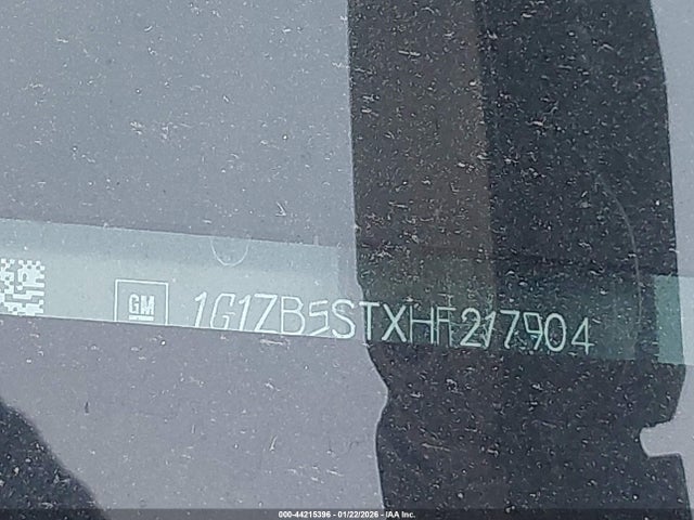 44215396 :رقم المزاد ، 1G1ZB5STXHF217904 vin ، 2017 Chevrolet Malibu Ls مزاد بيع