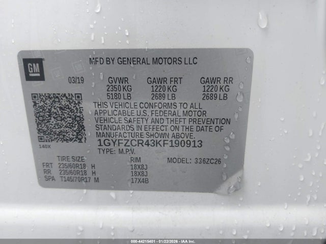 2019 CADILLAC XT4 1GYFZCR43KF190913 Photo 8